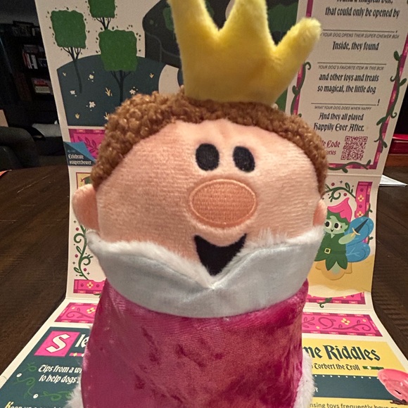 Bark Box Fairy Tails The Dog Prince Dog Toy - Picture 1 of 14